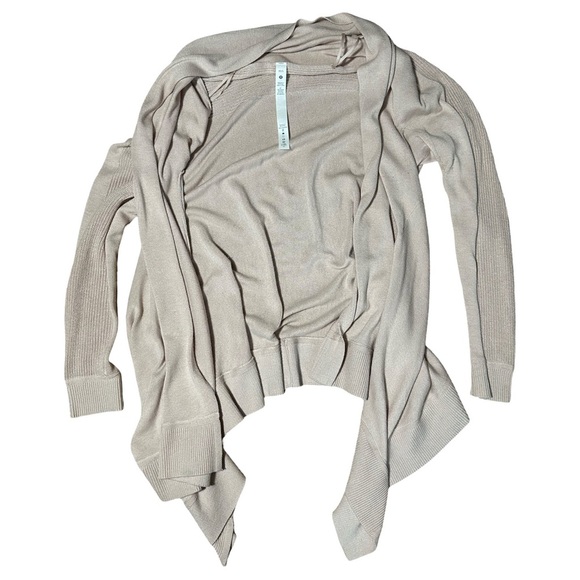 Lululemon Cashlu Knit Wrap Cardigan Light Pink Women’s XS/S - Picture 5 of 5